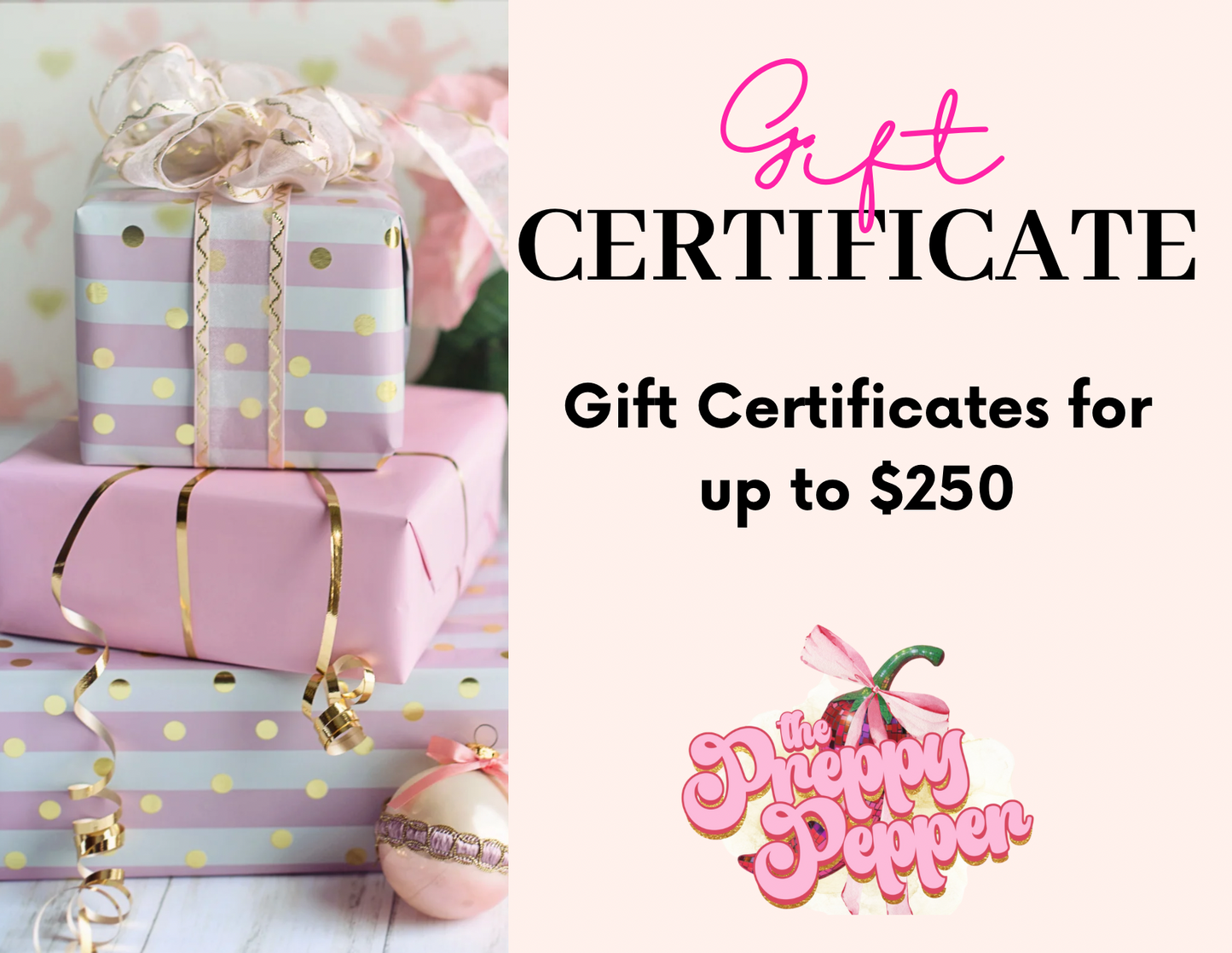 Gift Certificates