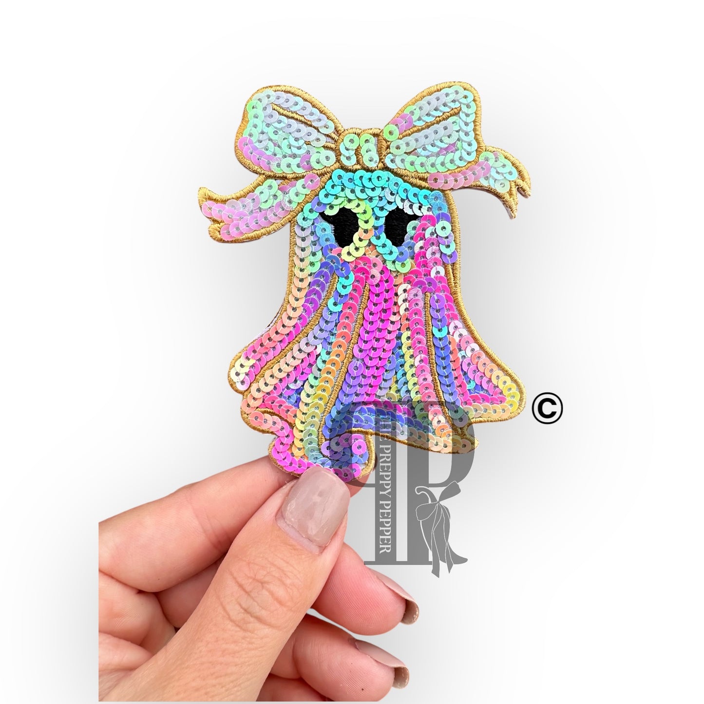Sequin Pastel Ghost Patch