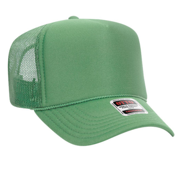 Cactus Otto 5 Panel High Crown Mesh Back Trucker Hat