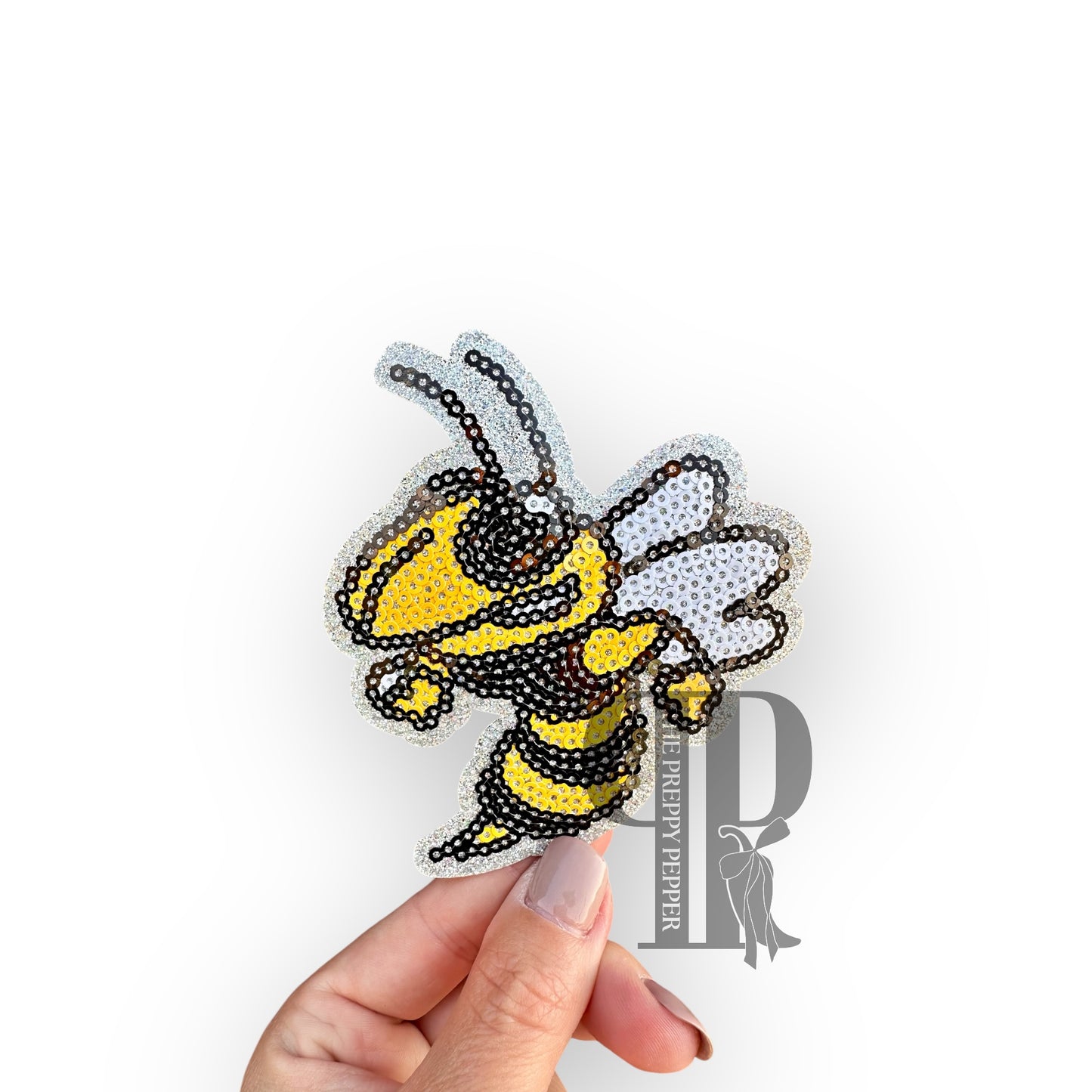 Sequin & Glitter Yellowjacket/ hornet patch