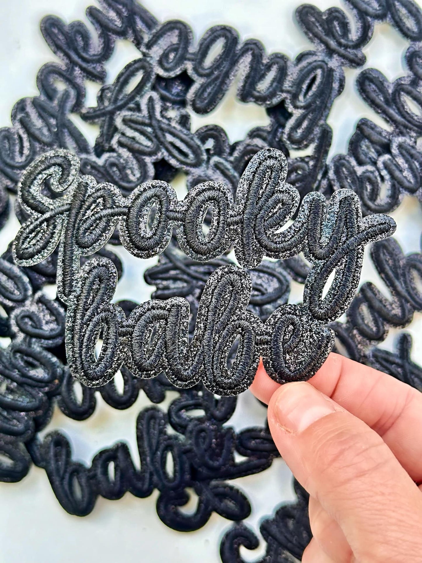 Glitter spooky babe patch©️