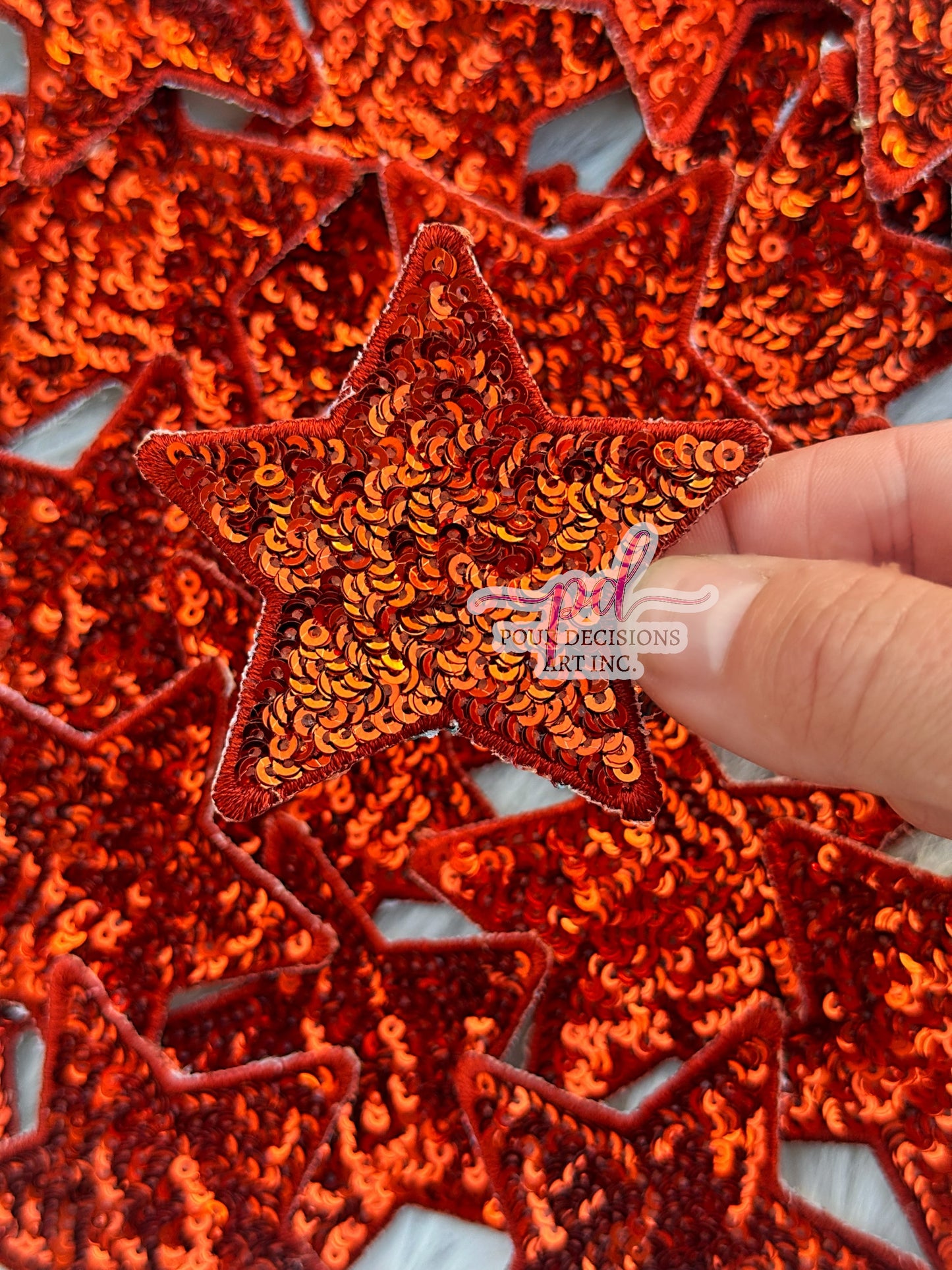2.5” Sequin Star Patch