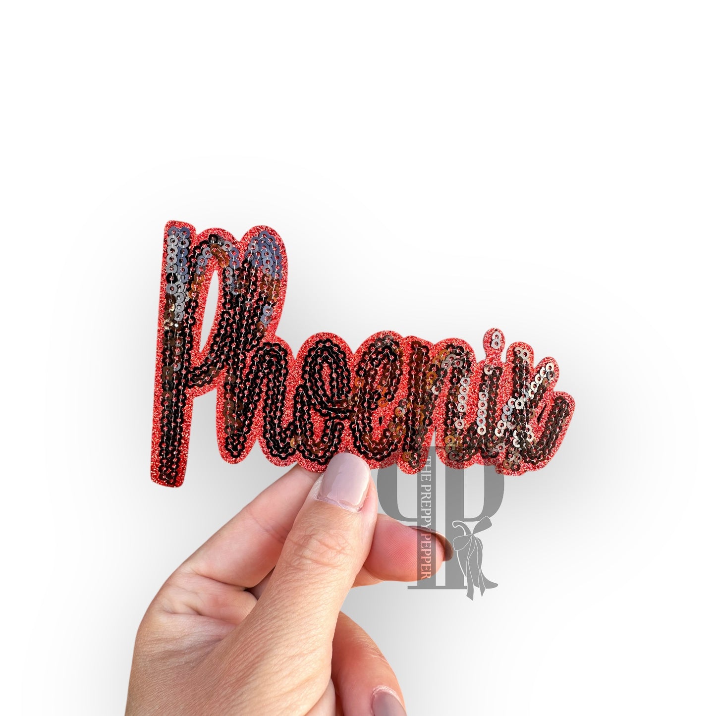 Sequin & Glitter Phoenix Patch