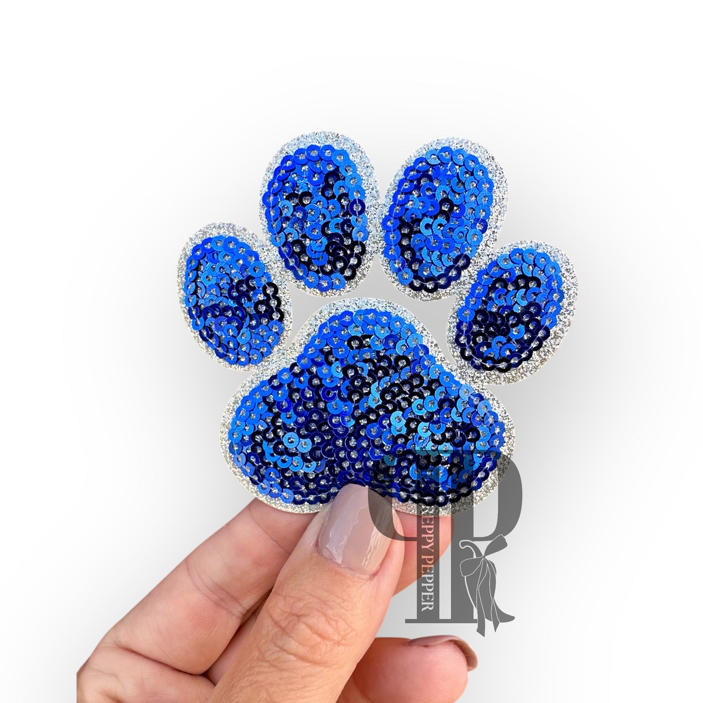 3" Sequin & Glitter Paw Patches