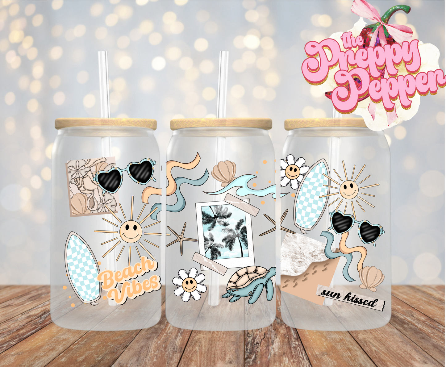 Beachy Things 16oz UVDTF Wrap