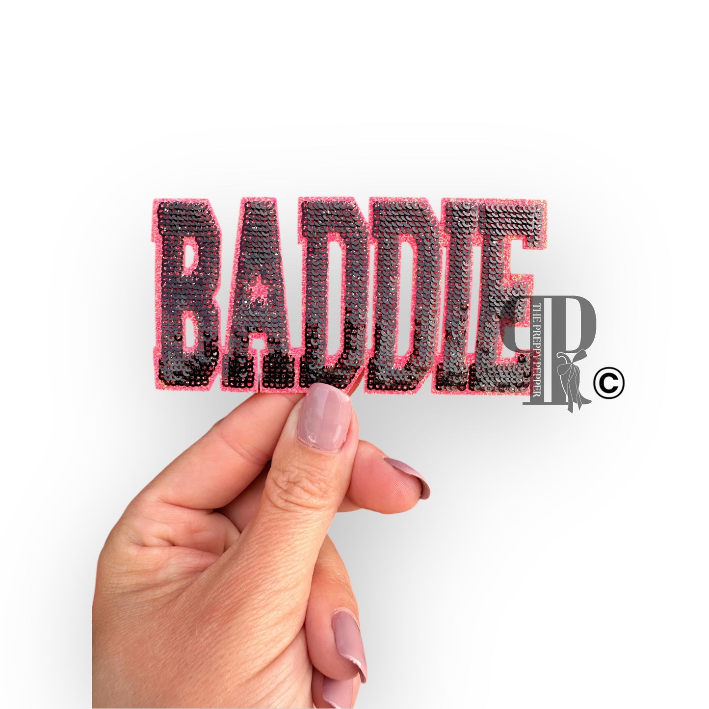 Sequin & Glitter Baddie Patch