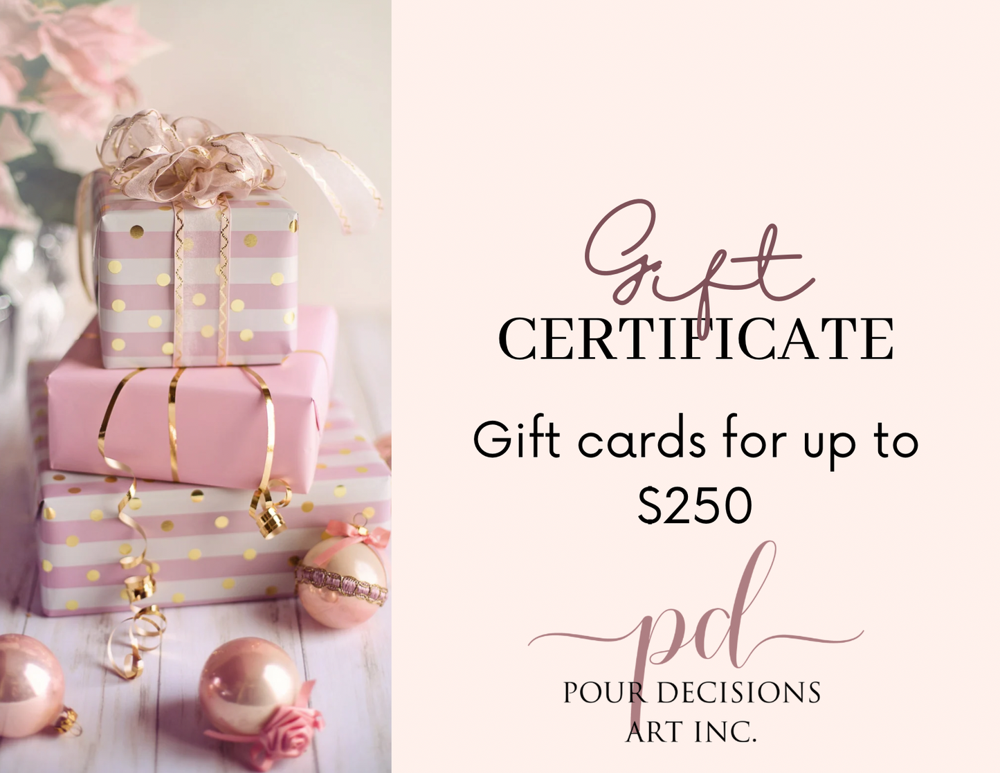 Gift Certificates