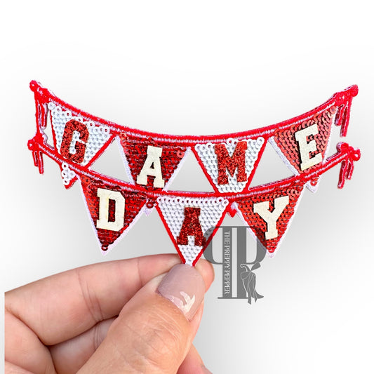 Sequin & Glitter Game Day Pendant Patches (ALL COLORS)