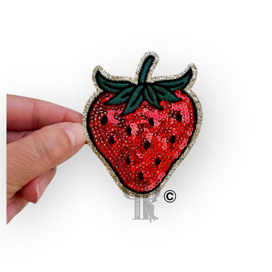 Sequin & Glitter Strawberry Patch©️