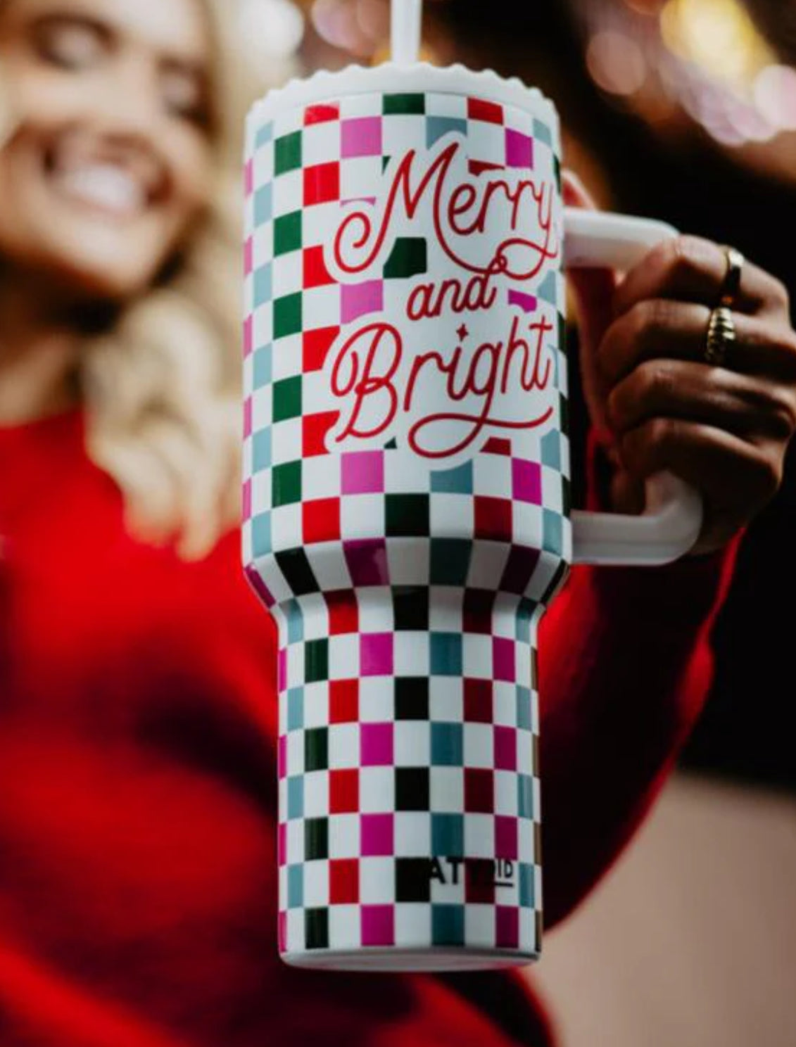 Merry & Bright 38oz Stainless Tumbler