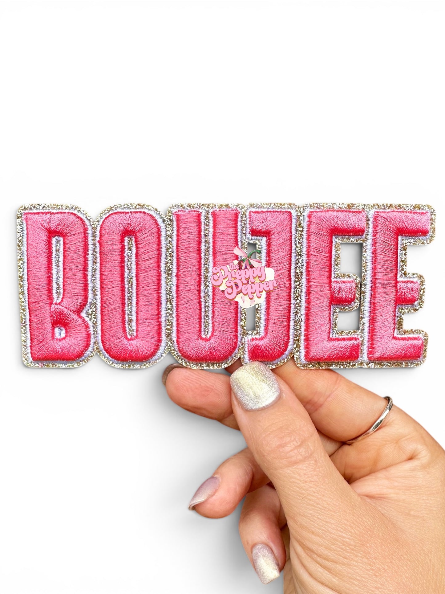 3D Puff Embroidery Boujee Patch