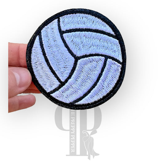Glitter Volleyball Patch