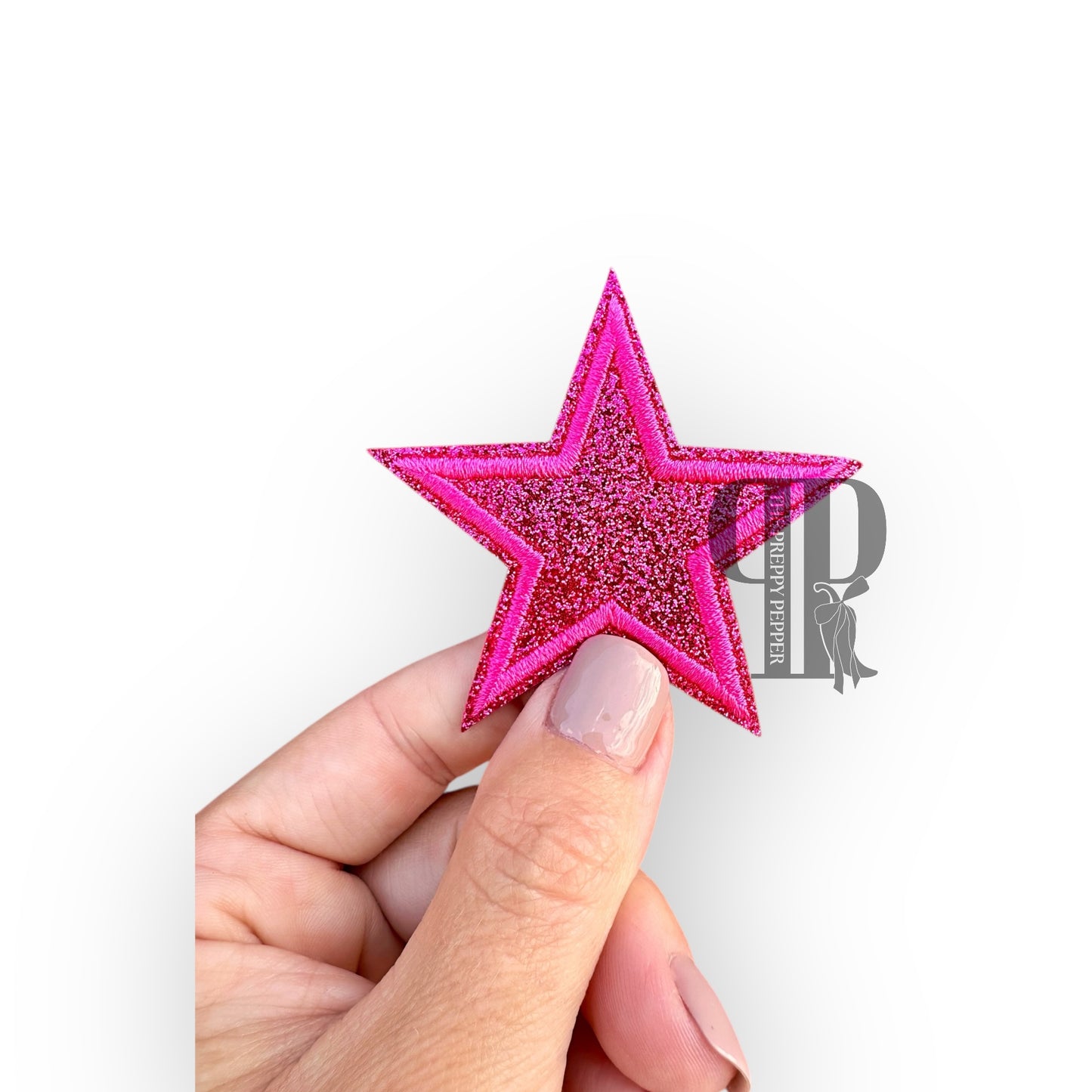 2" Glitter Star Patches