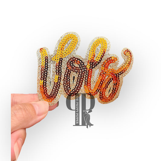 Sequin & Glitter Tennessee Vols Patch