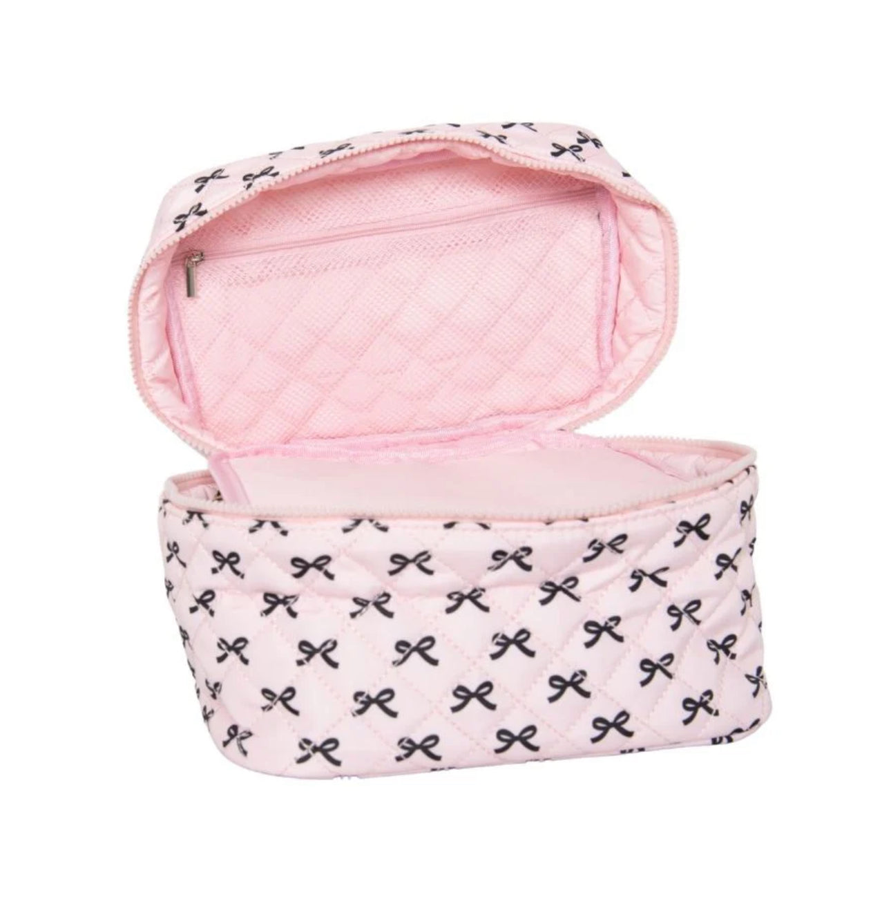 MINI BLACK BOWS TRAVEL COSMETIC BAG