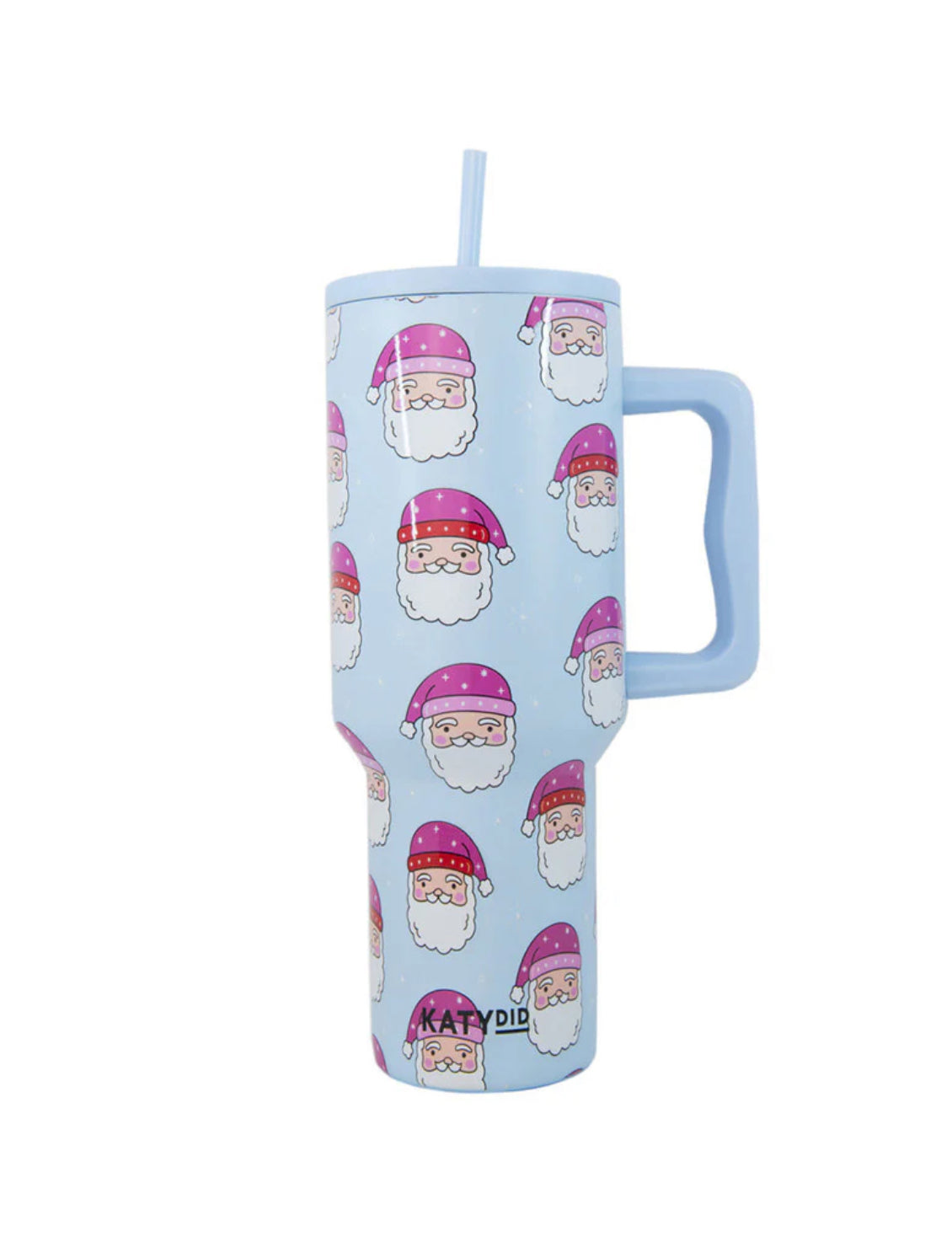 Pink Santa Hat 38oz Stainless Tumbler