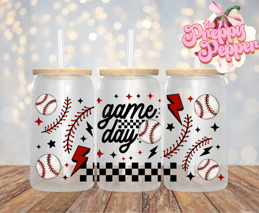 Baseball Game Day 16oz UVDTF
