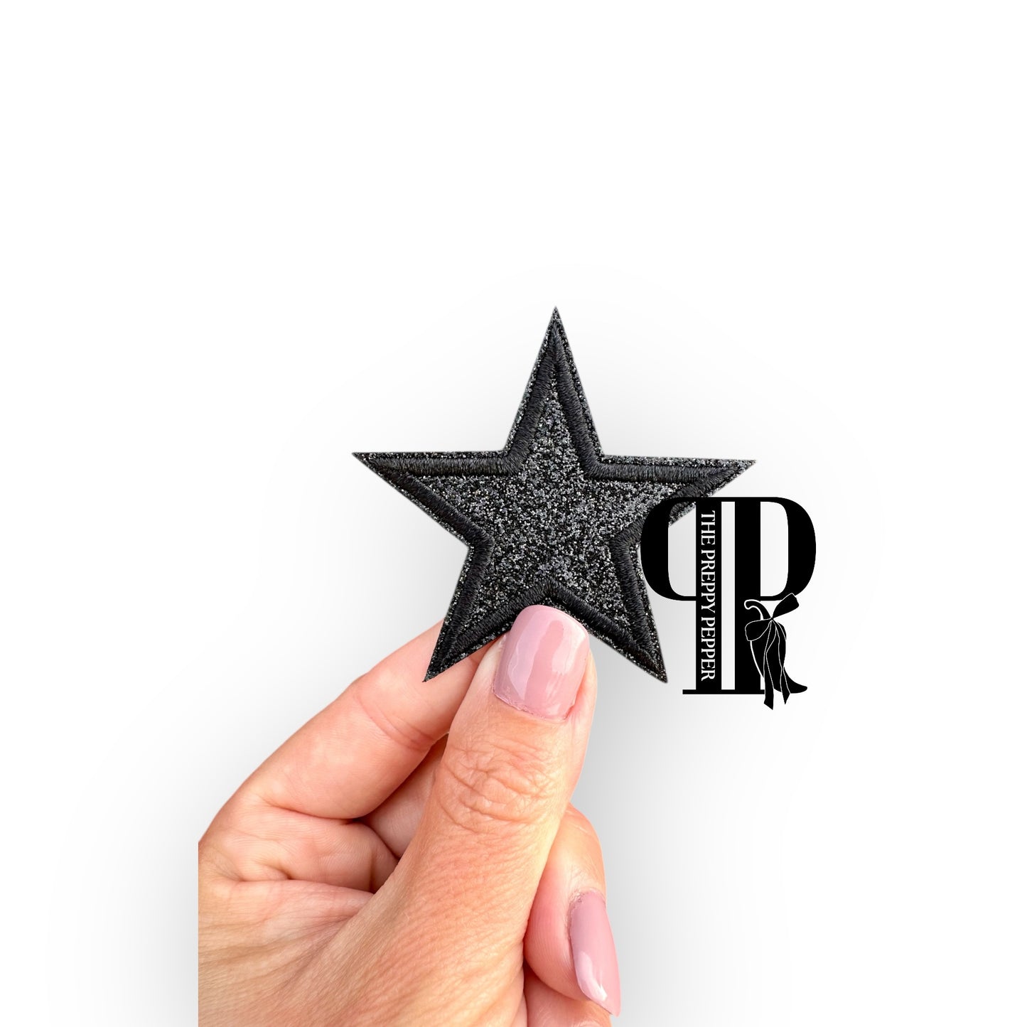 2" Glitter Star Patches