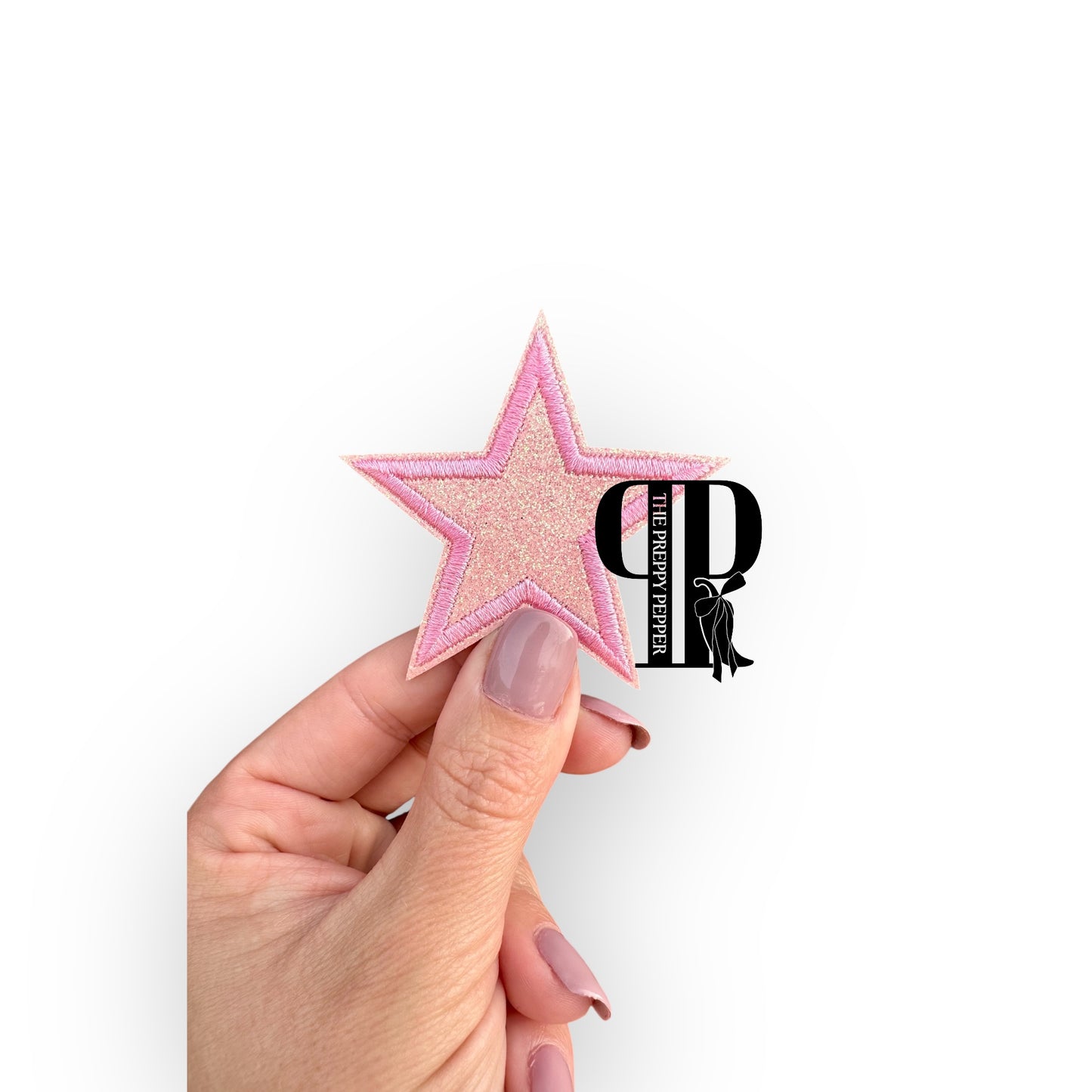 2" Glitter Star Patches