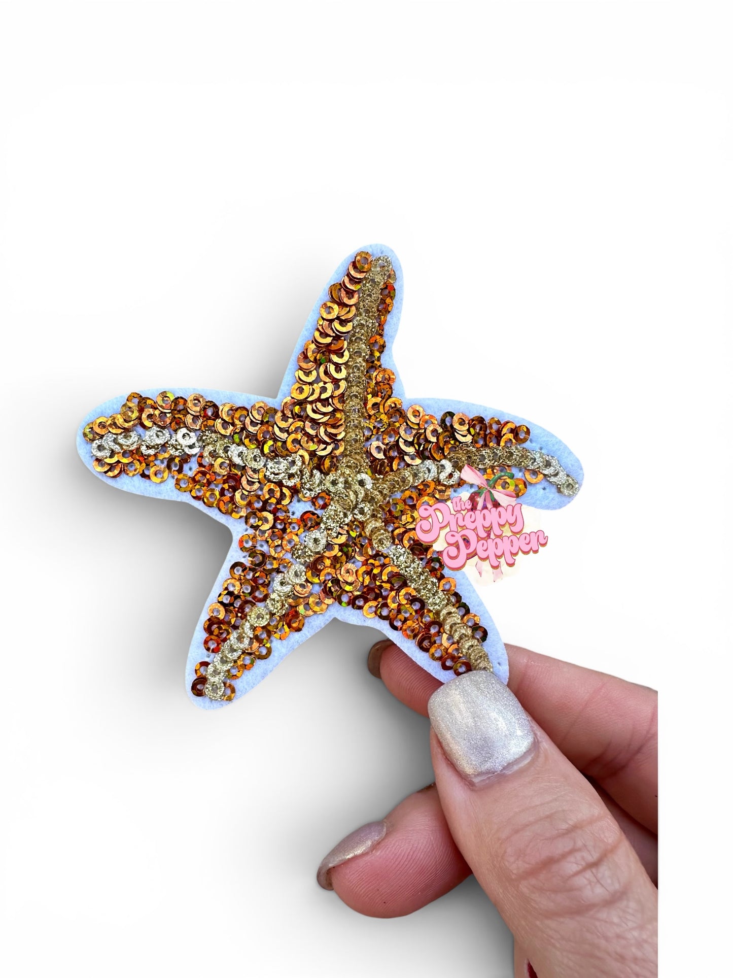 Sequin Starfish Patch