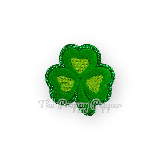 Glitter Shamrock Clover Patch