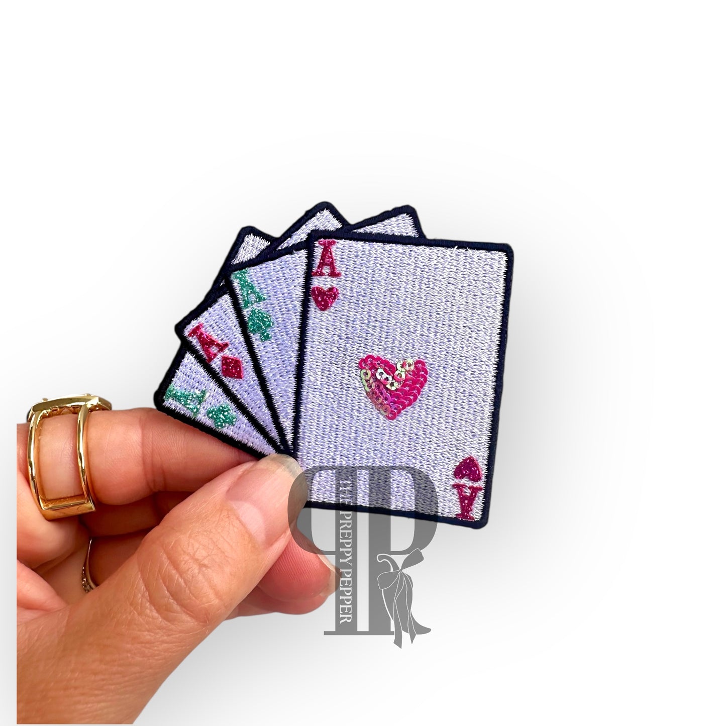 Sequin & Glitter Cards Patch