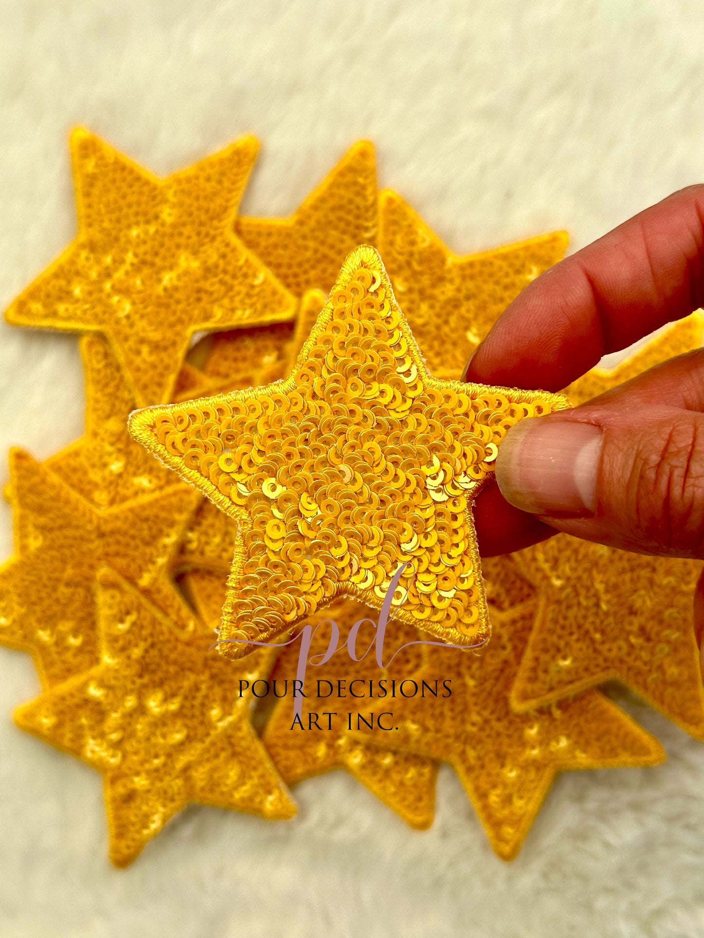 3” Sequin Star Patch