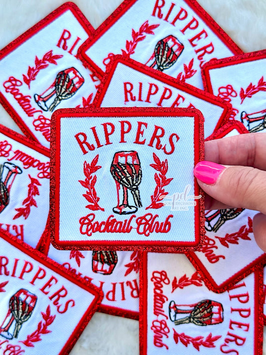 Rippers cocktail club patch