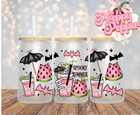 16oz Spooky Summer Watermelon UVDTF Wrap
