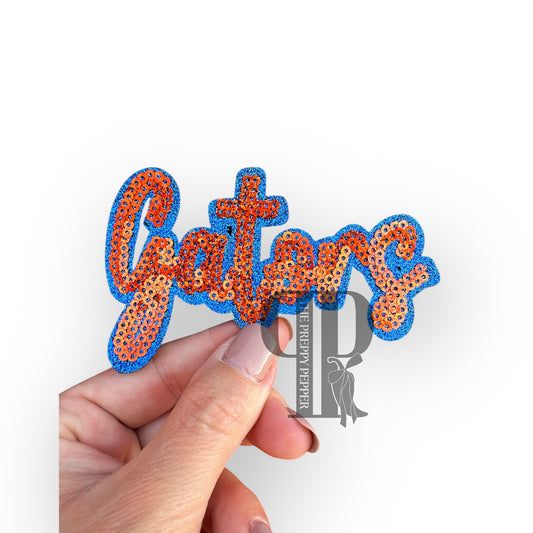 Sequin & Glitter Gators Patch