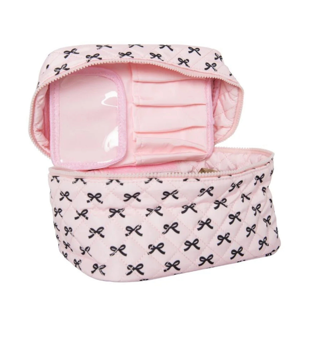 MINI BLACK BOWS TRAVEL COSMETIC BAG