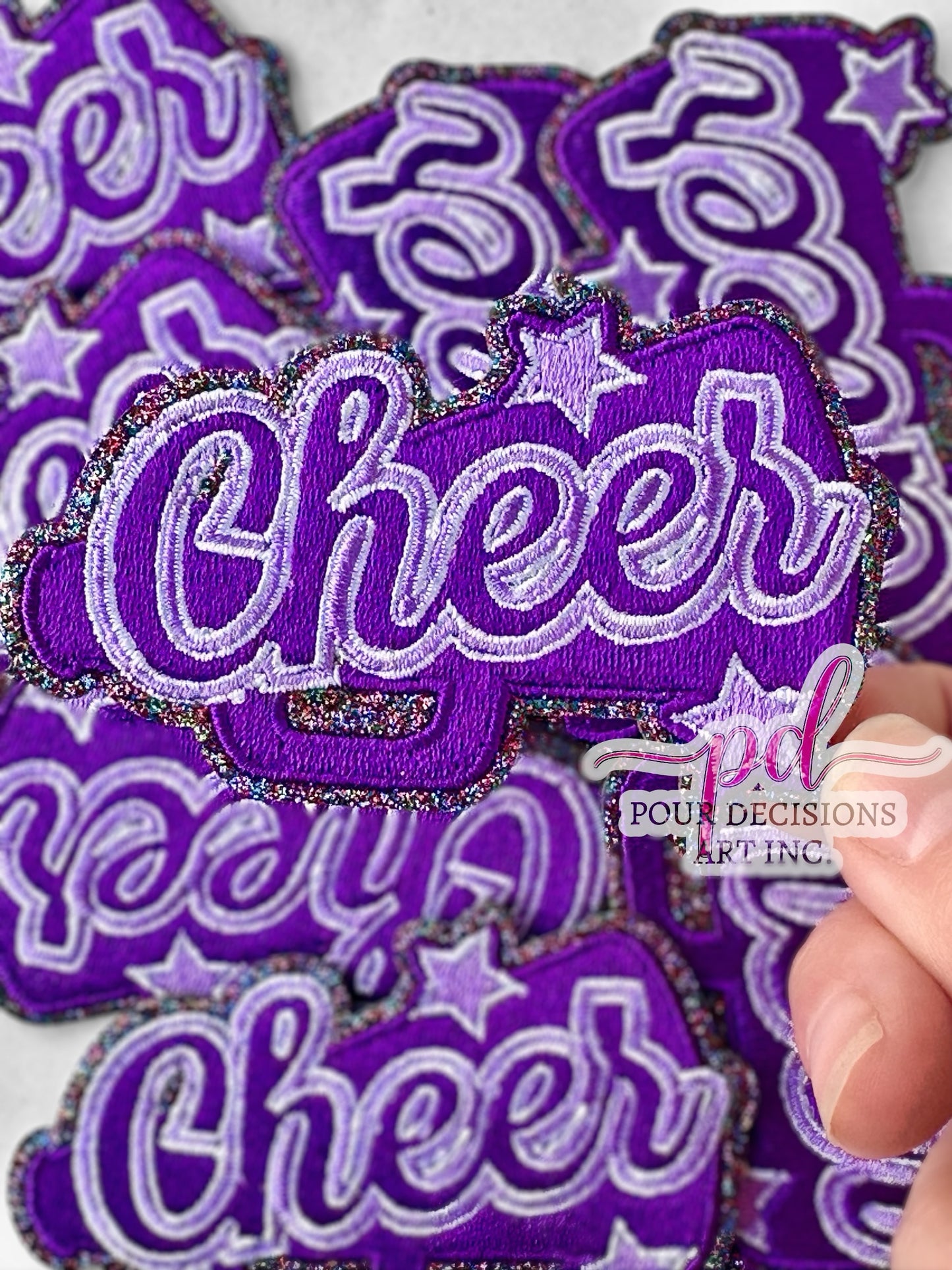 Cheer Glitter Patch©️