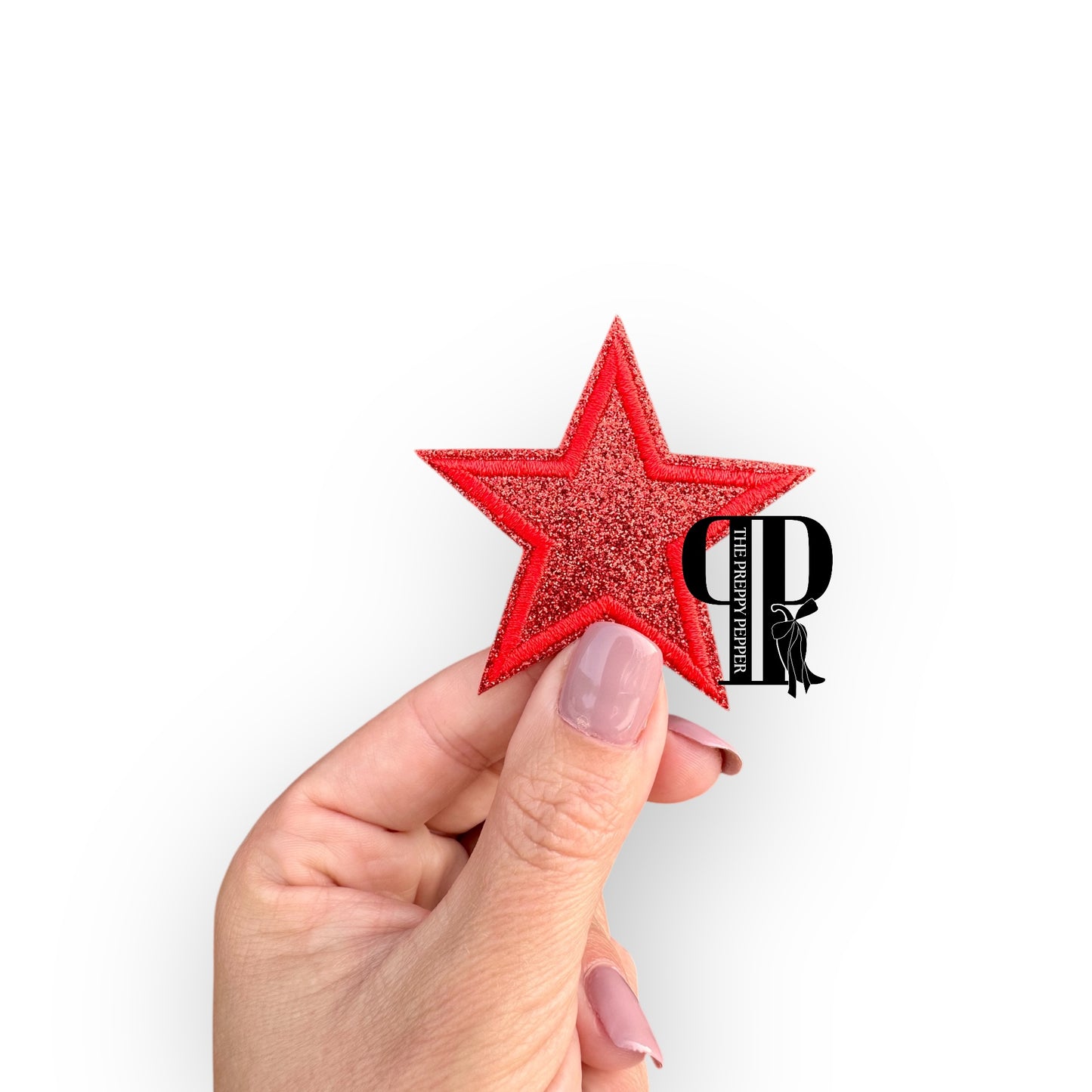 2" Glitter Star Patches