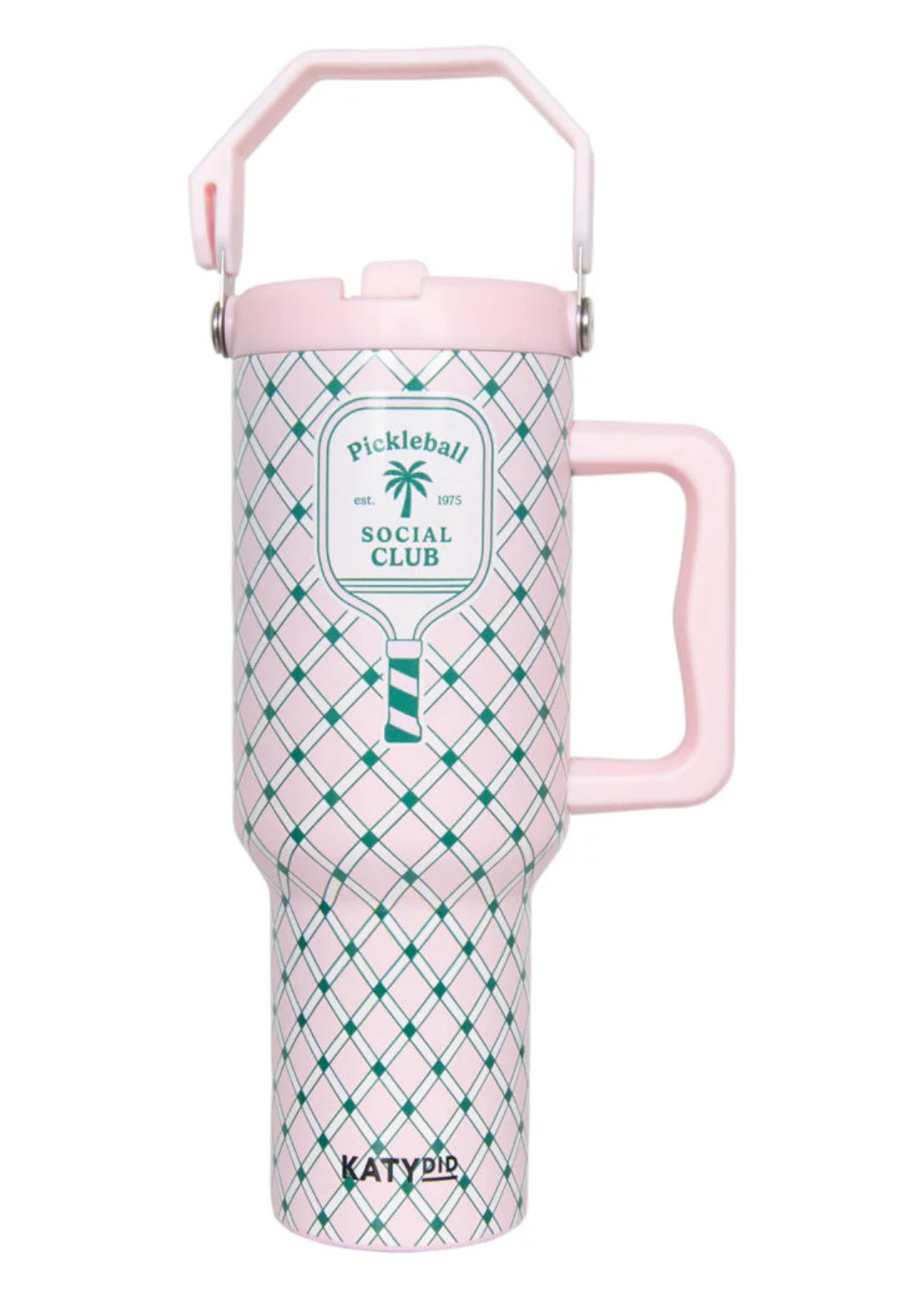 Pickleball Social Club Flip Lid Spill Proof 38oz Stainless Tumbler
