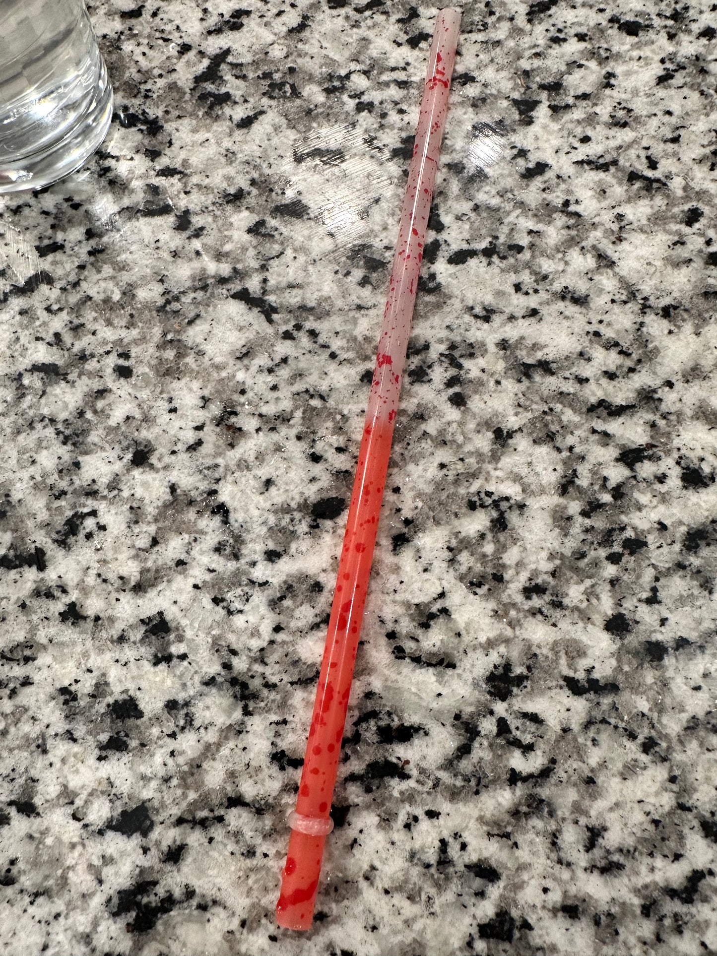 Blood Splatter Color Change Straw