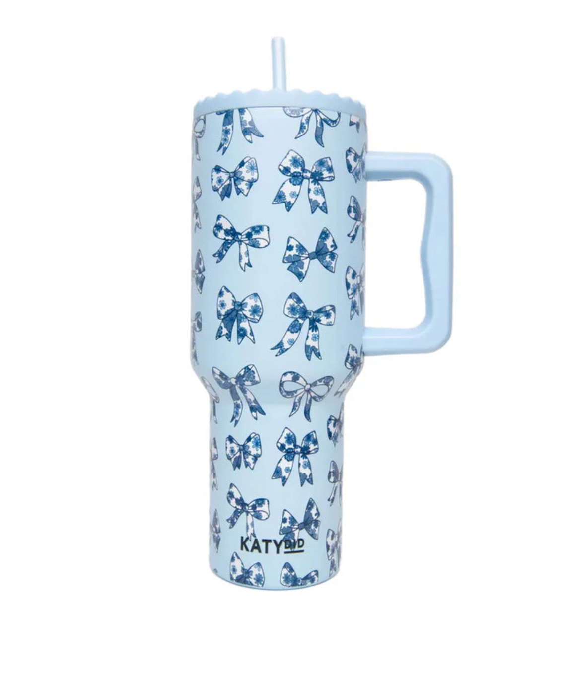 Toile Coquette Bows Stainless Steel Tumbler 38oz