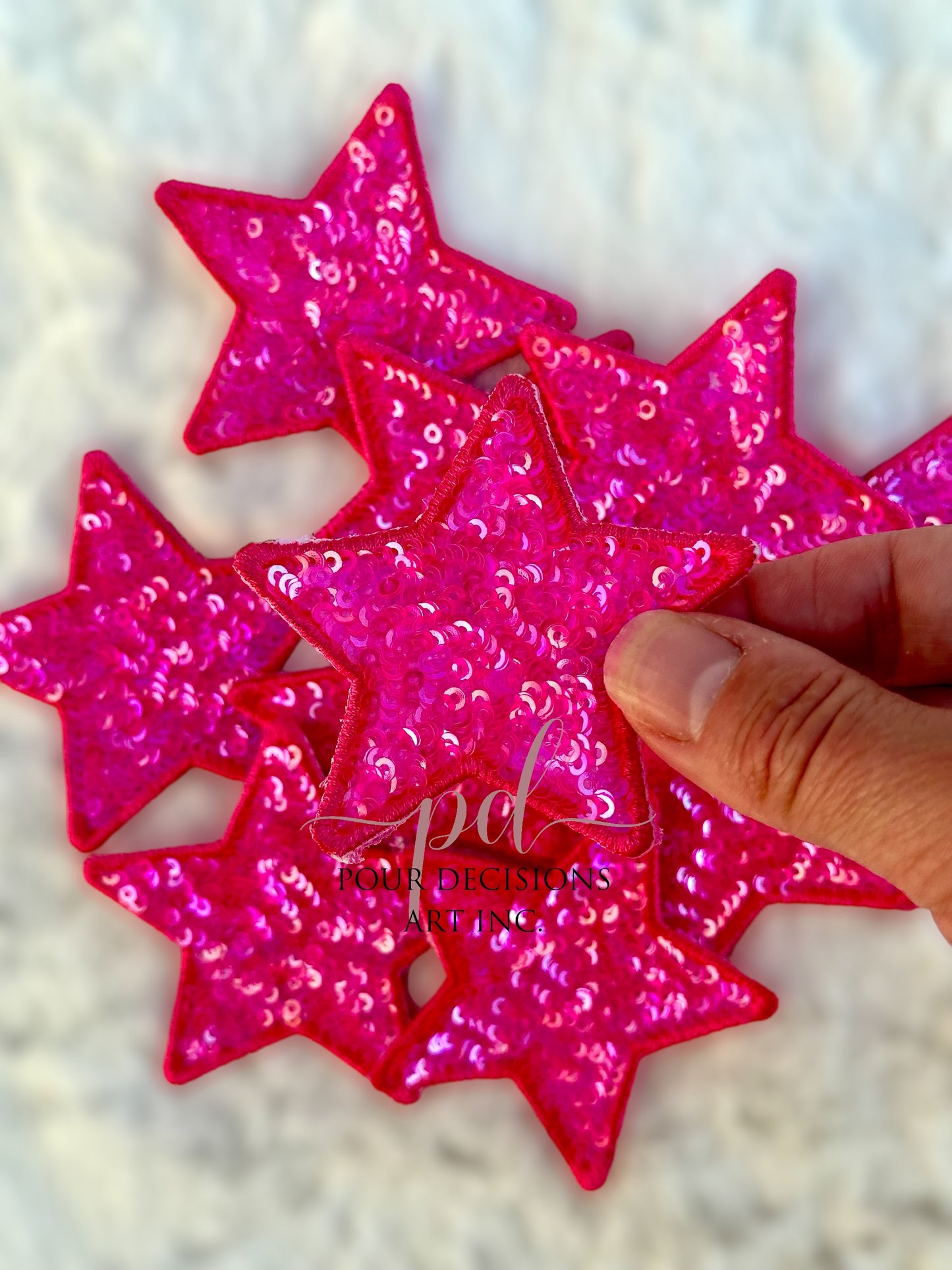 3” Sequin Star Patch