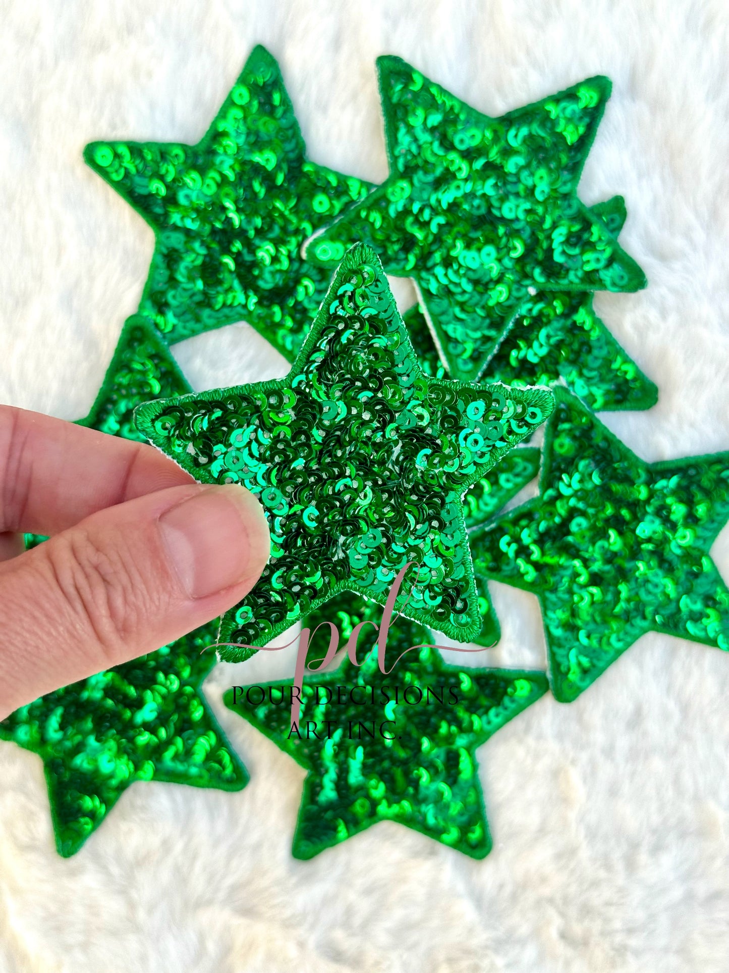 3” Sequin Star Patch