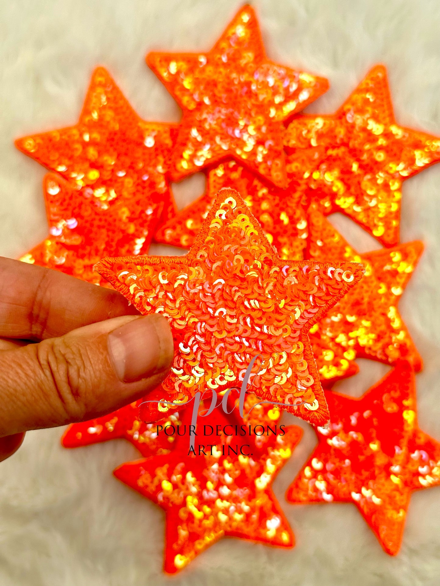 3” Sequin Star Patch