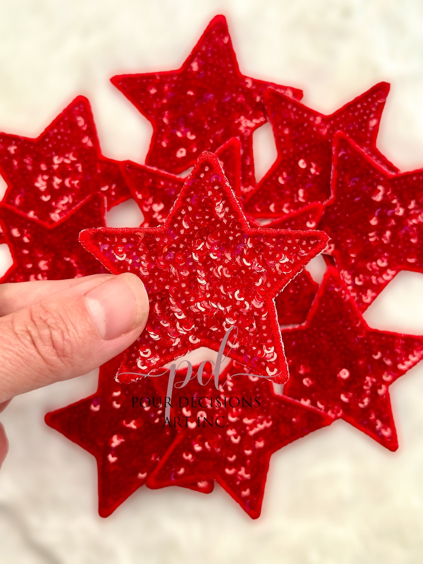 3” Sequin Star Patch