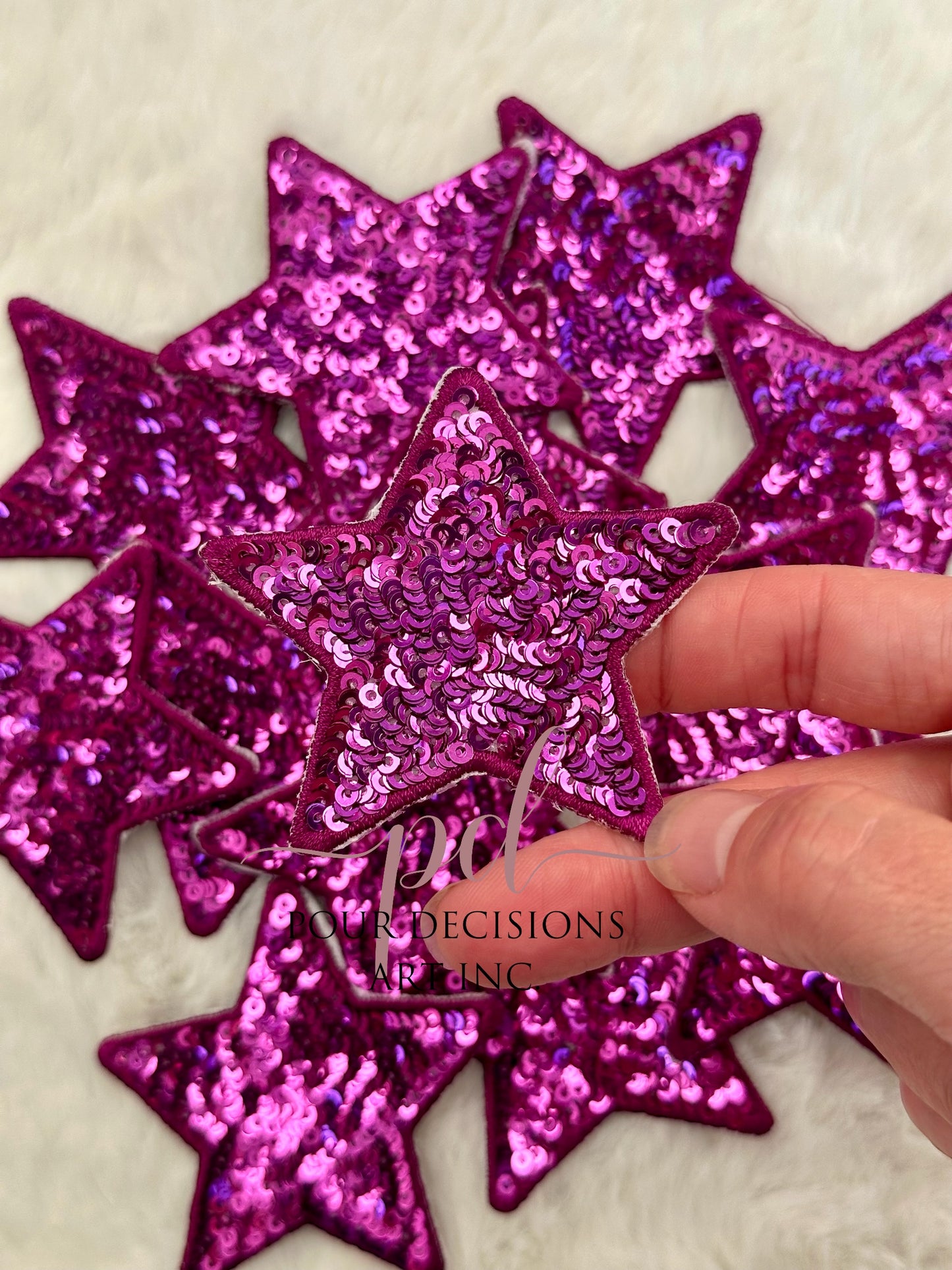 3” Sequin Star Patch