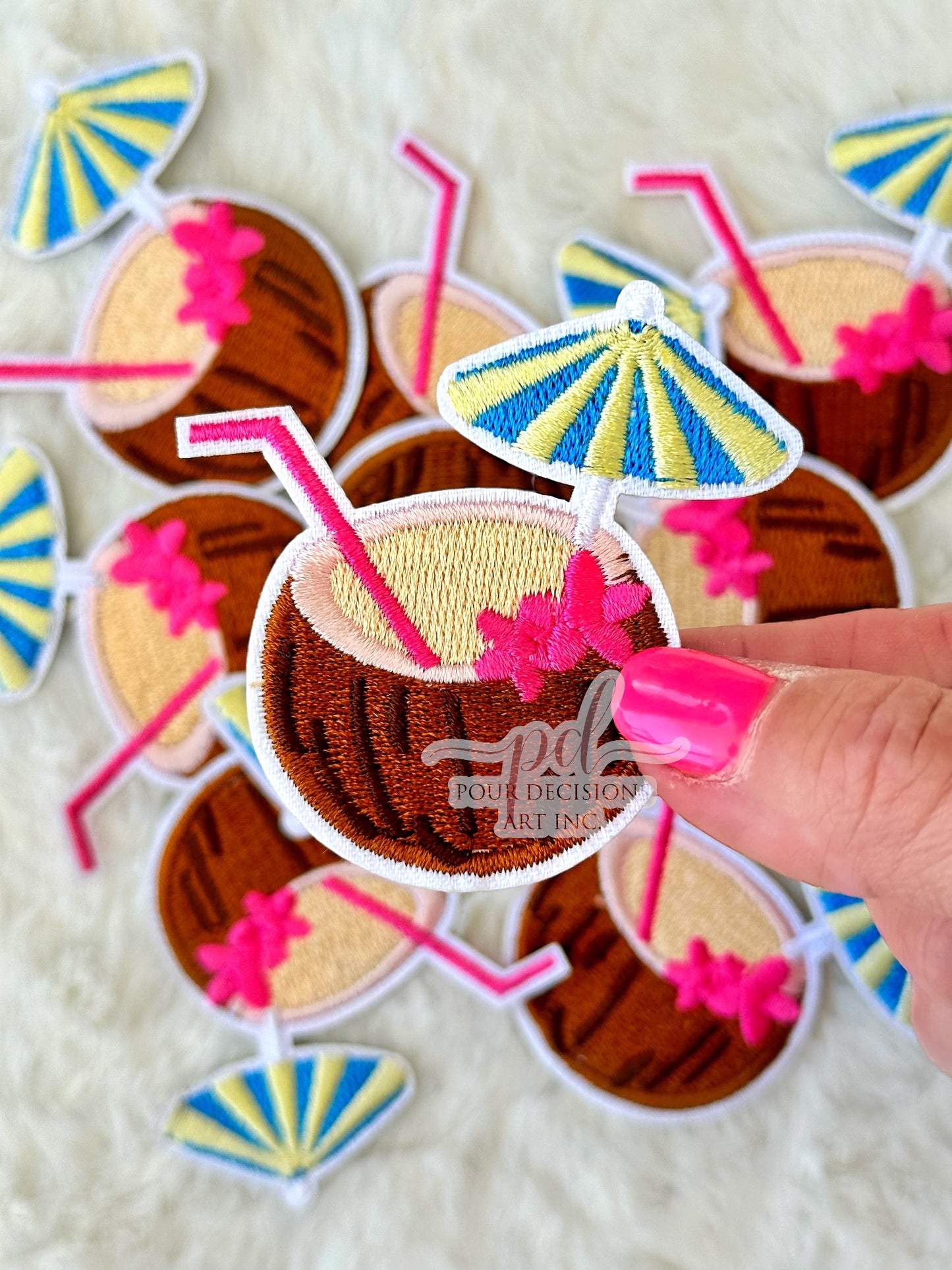 Coconut drink patch